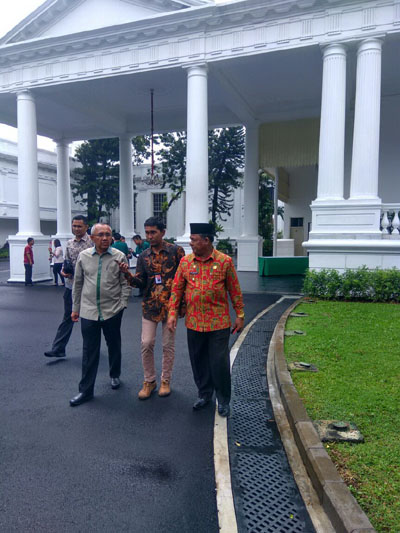 Wabup Rohil Hadiri Rakor Pengendalian Karlahut di Istana Negara